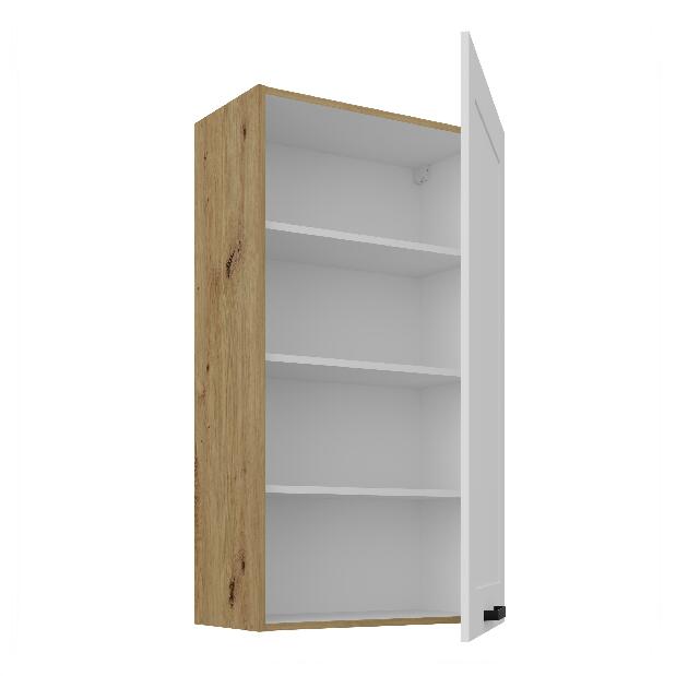 Horní kuchyňská skříňka Lucid 60 G-108 1F (korpus: dub artisan + front: mdf bílá)
