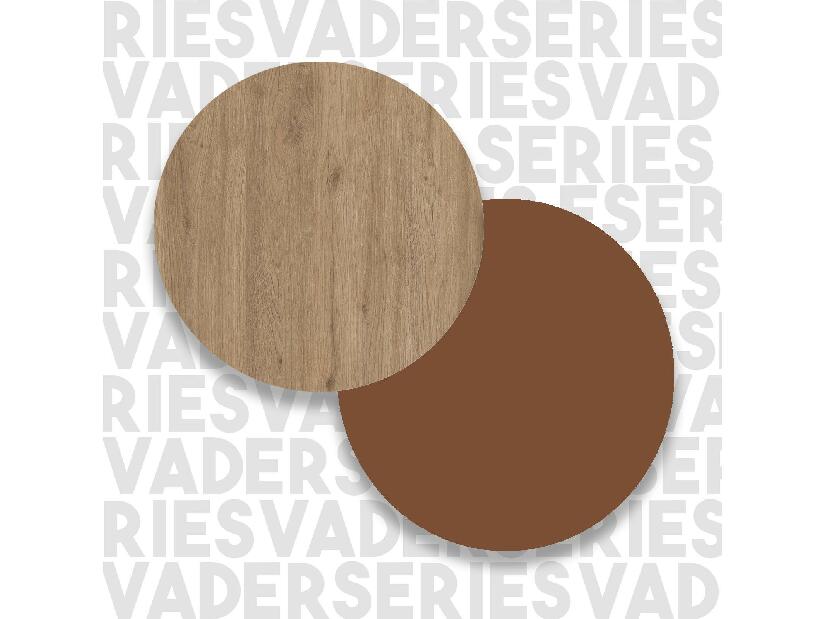  PC stolek Verbato (dub + cihlová)