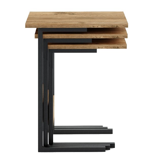 Set konferenčních stolků Zigmund (Borovice antlantic)