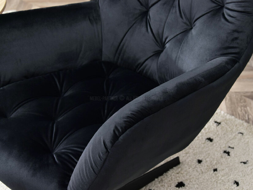 Křeslo Aaron (černá)