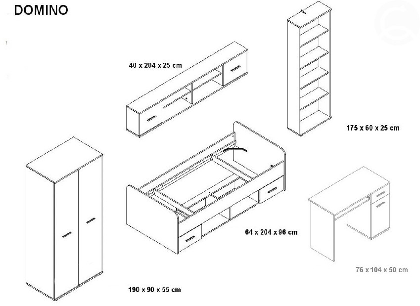 Dětský pokoj Domino III