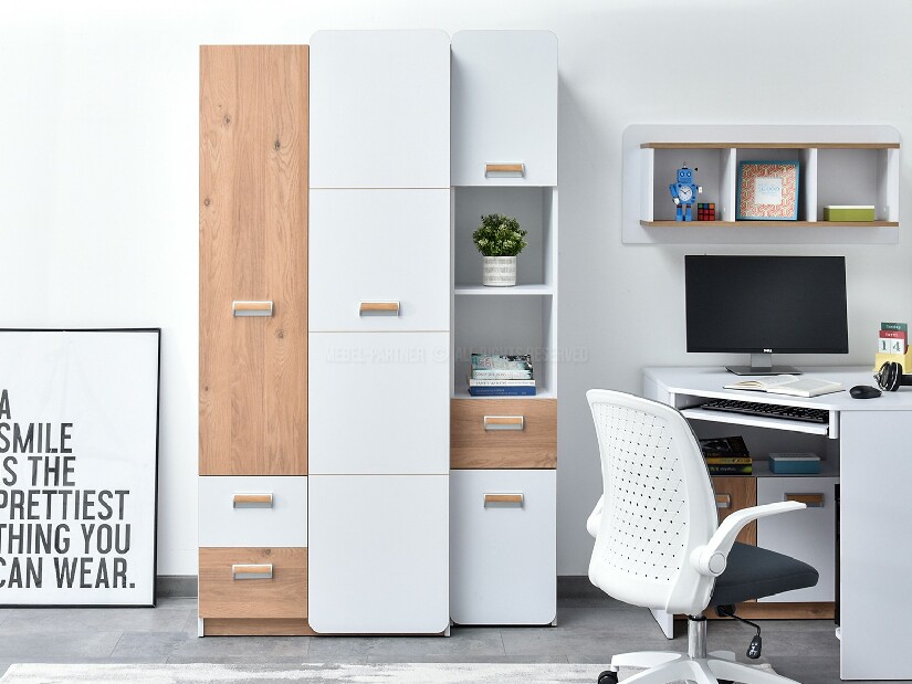 Nábytek do studentského pokoje Clerigo 05 (bílá)