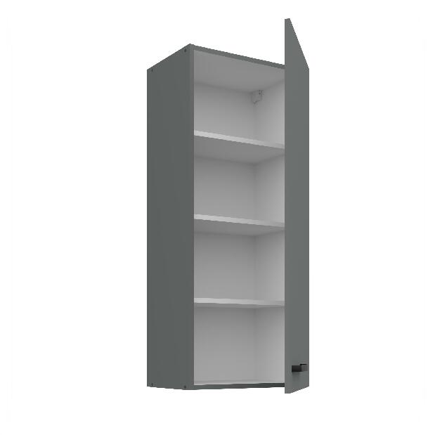 Horní kuchyňská skříňka Nesia 45 G-108 1F (korpus: antracit + fronta: antracit)