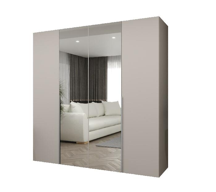 Šatní skříň 200 cm Alice 2 (kašmír + kašmír)