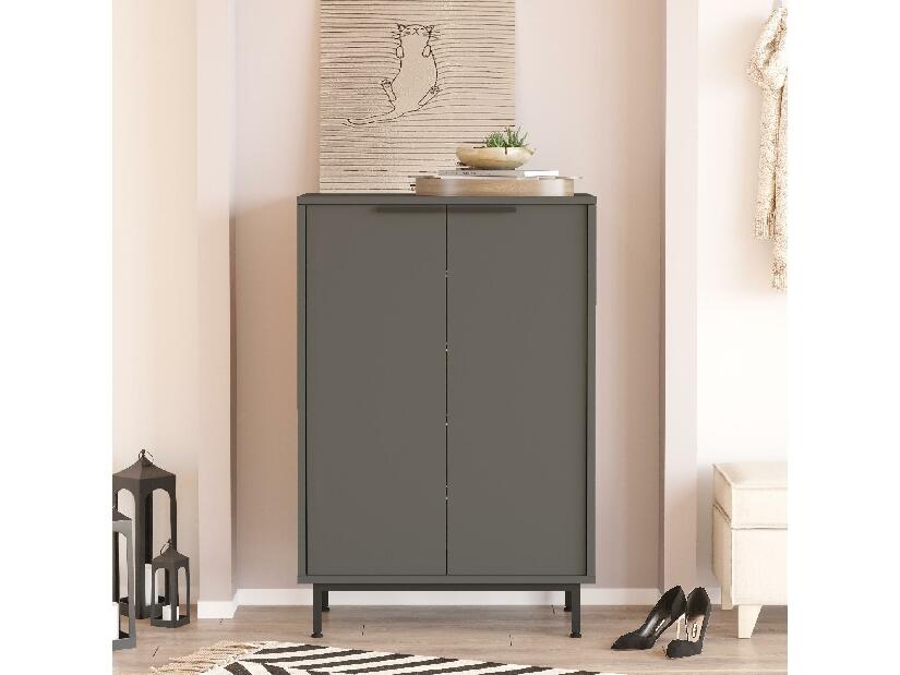  Skříňka na boty Abbygail 1 (antracit)