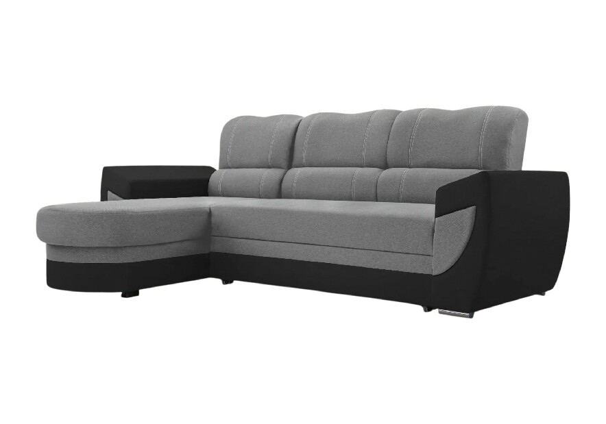 Rohová sedacia súprava Trento (šedá + tmavě šedá) (L)