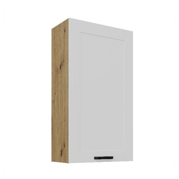 Horní kuchyňská skříňka Lucid 60 G-108 1F (korpus: dub artisan + front: mdf bílá)