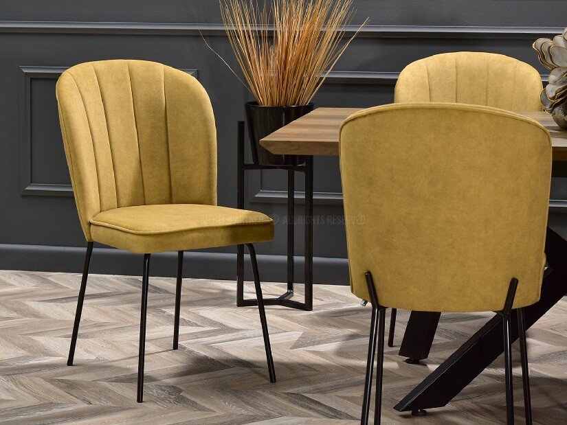 Jídelní židle Obrar (zlatá)